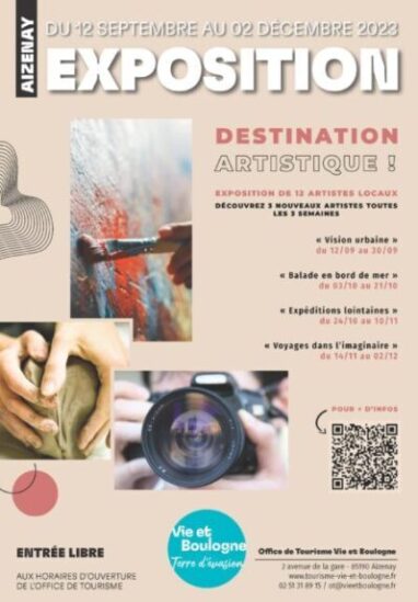 Affiche expo artistes locaux