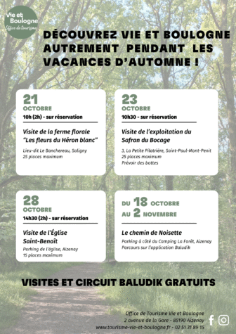 en visite vacances d'automne toussaint